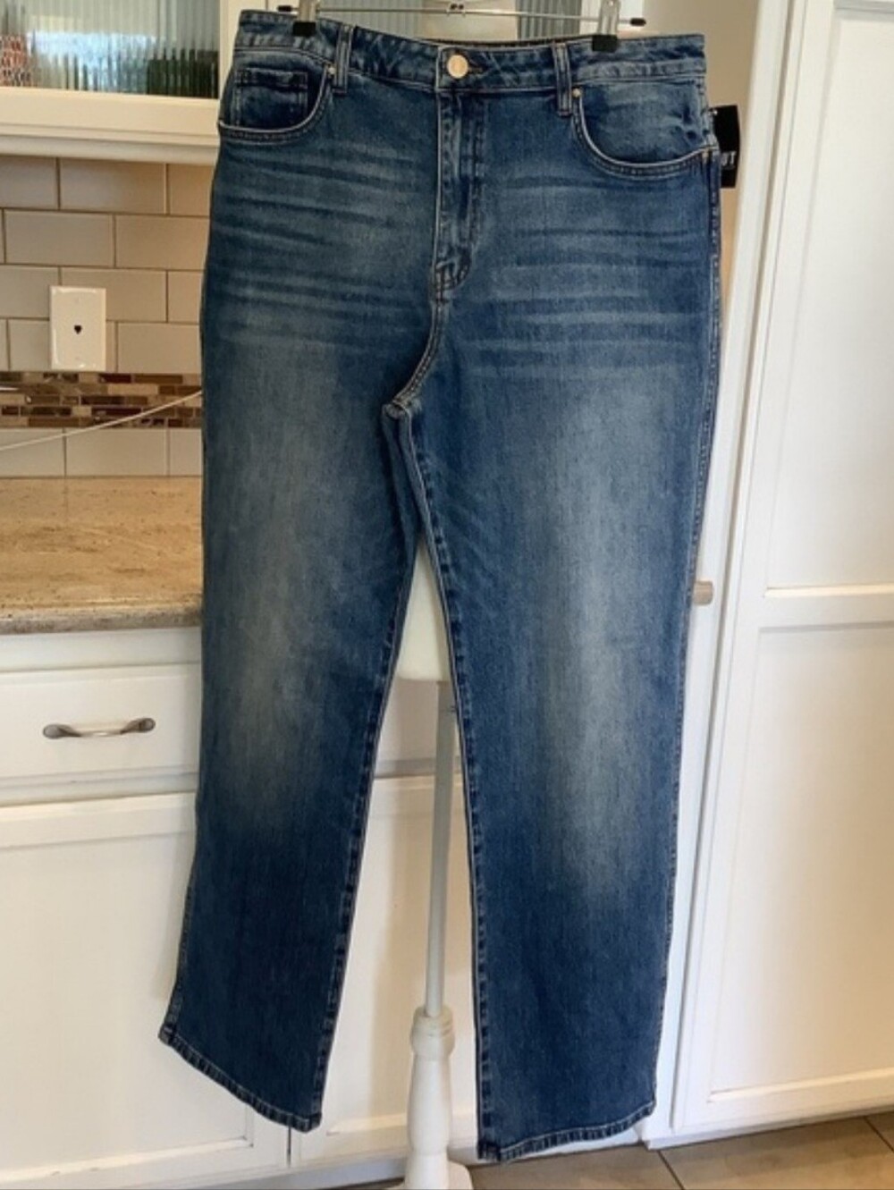NWT Kut from the Kloth Melissa Straight Blue Jeans Size 14 High Rise